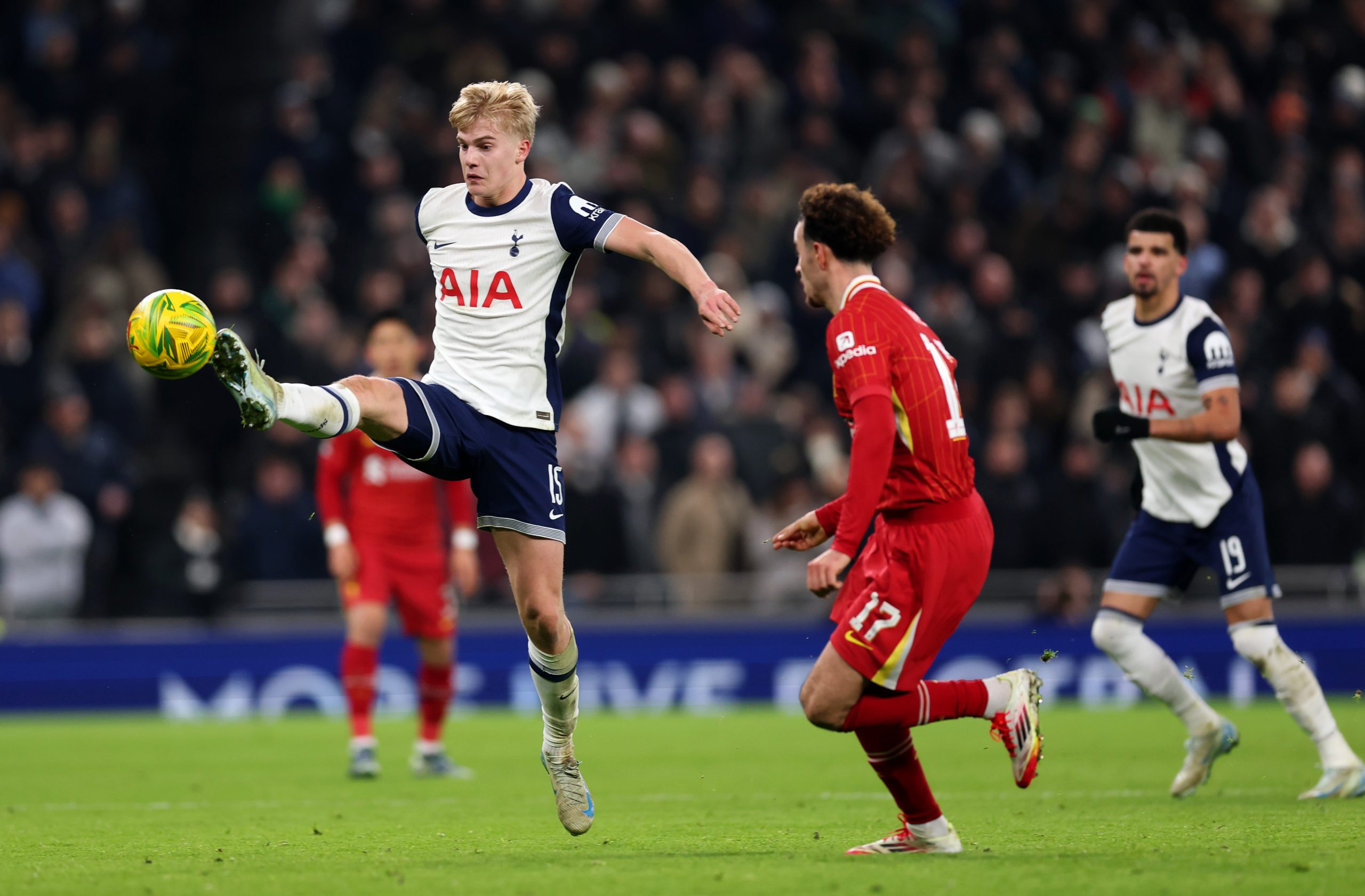 Carabao Cup Semi Final Match Report: Spurs edge out Liverpool in first leg.