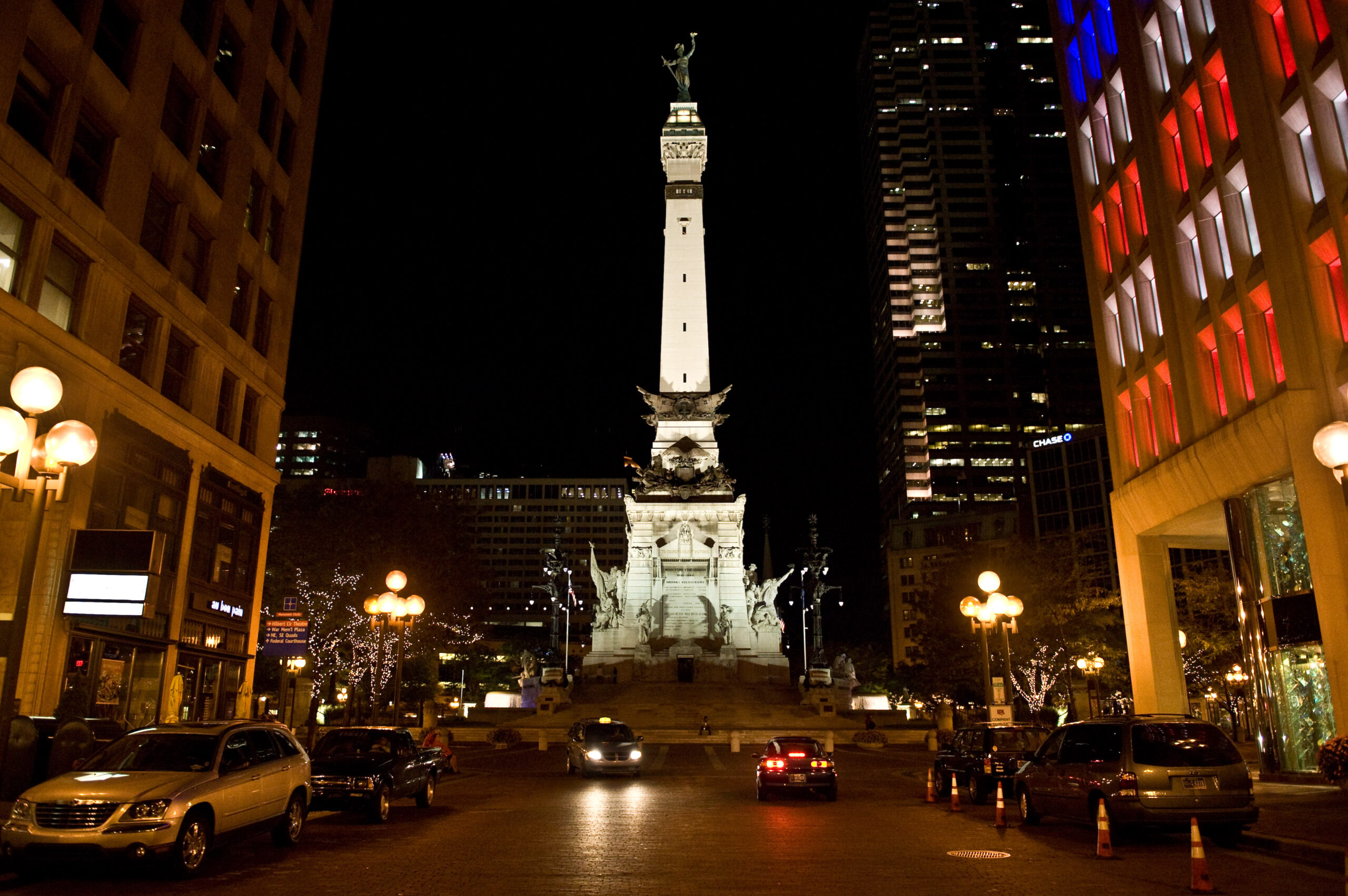 Downtown Indianapolis at Night