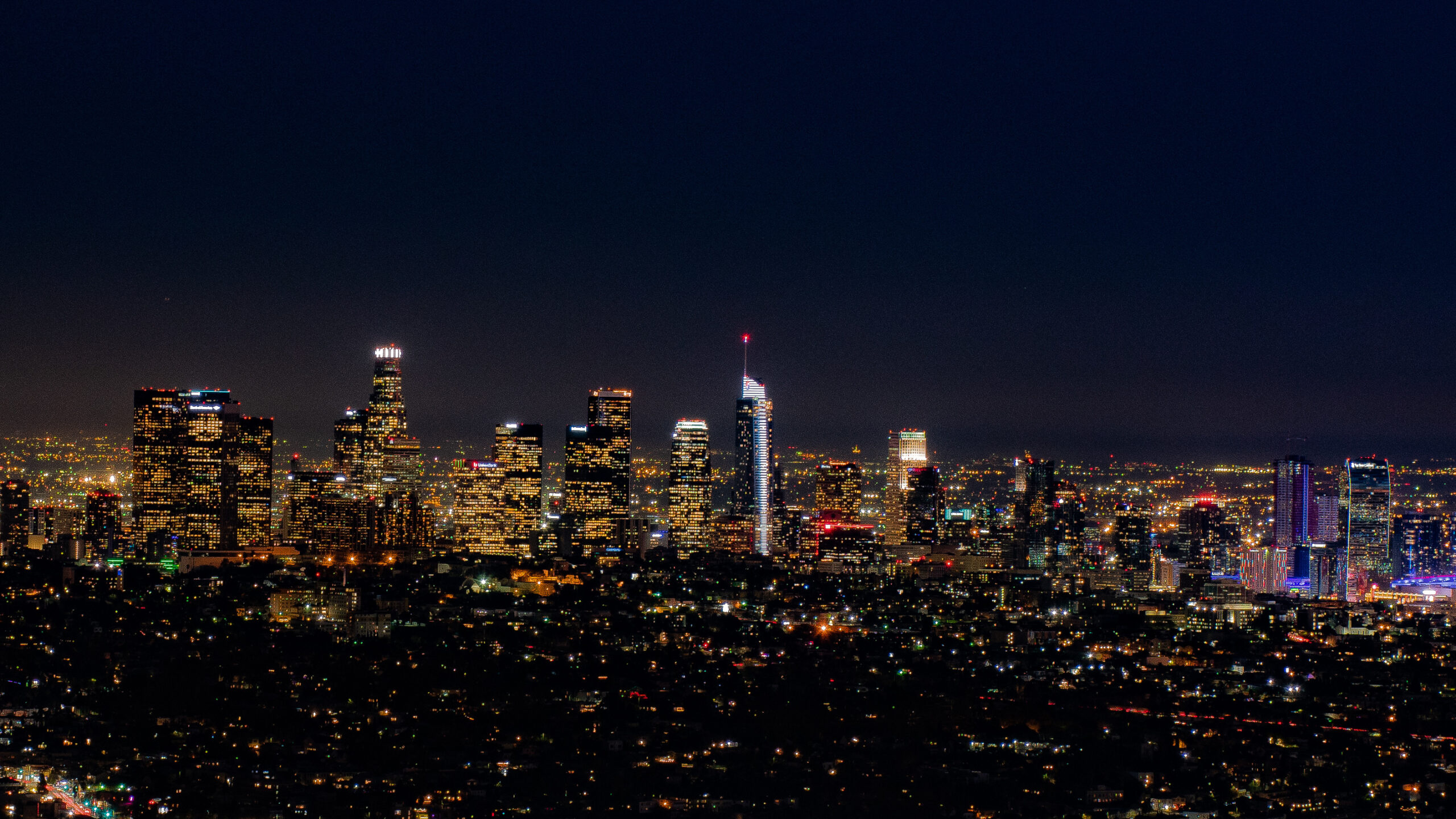 Downtown Los Angeles at Night