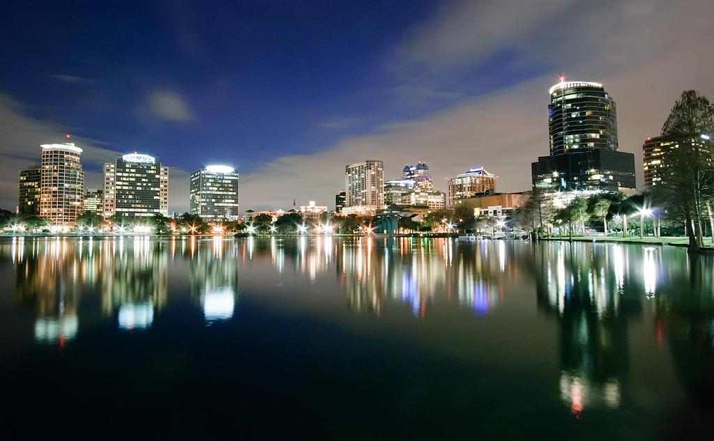 Orlando Skyline at night