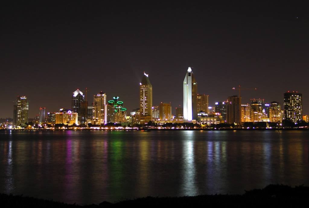 San Diego Skyline at night