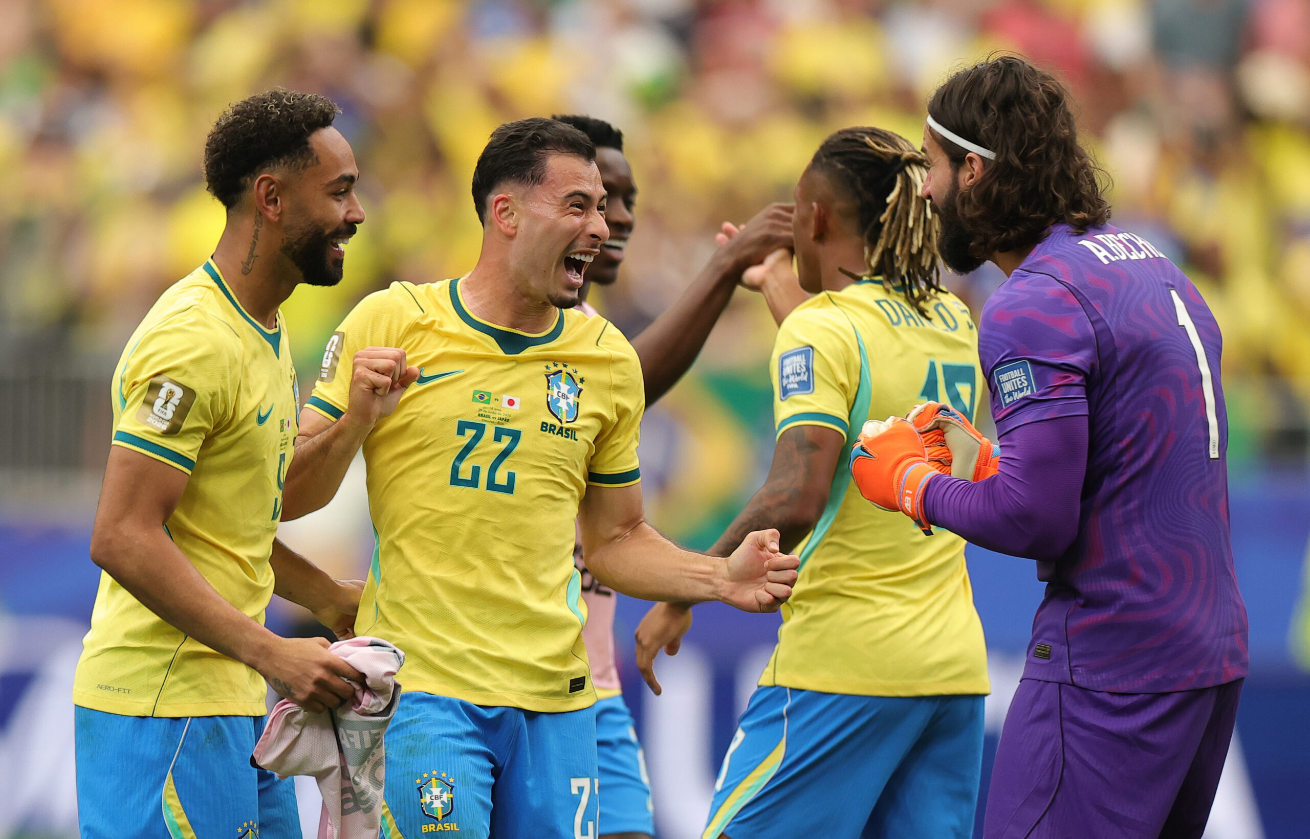 Brazil fend off Japan at the last gasp