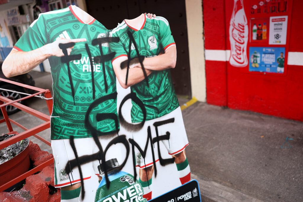 Anti-FIFA graffiti