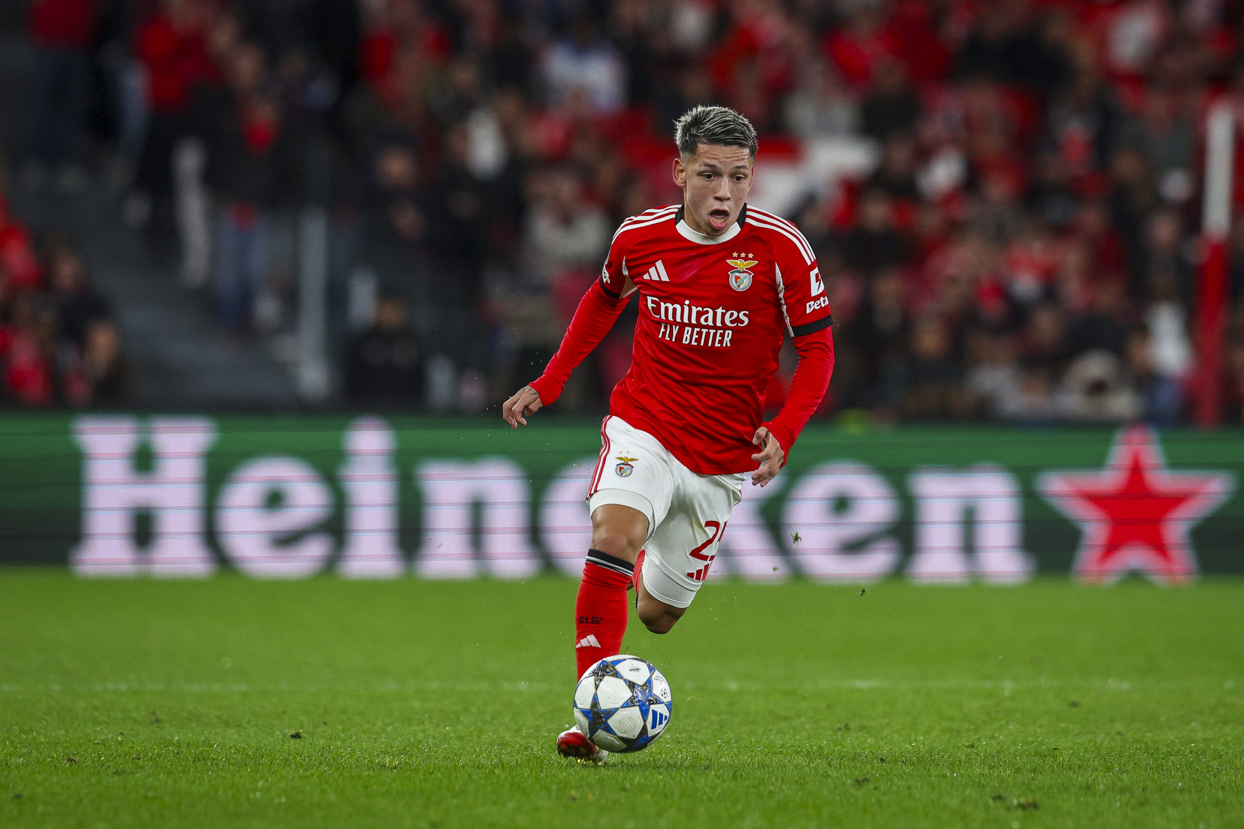 Benfica’s Gianluca Prestianni targeted by Arsenal, Newcastle and Aston Villa