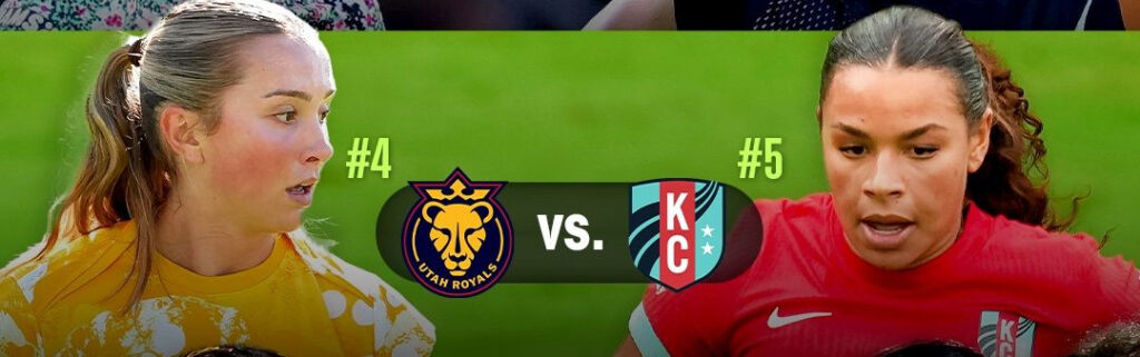 Utah Royals (#4) vs. Kansas City Current (#5)